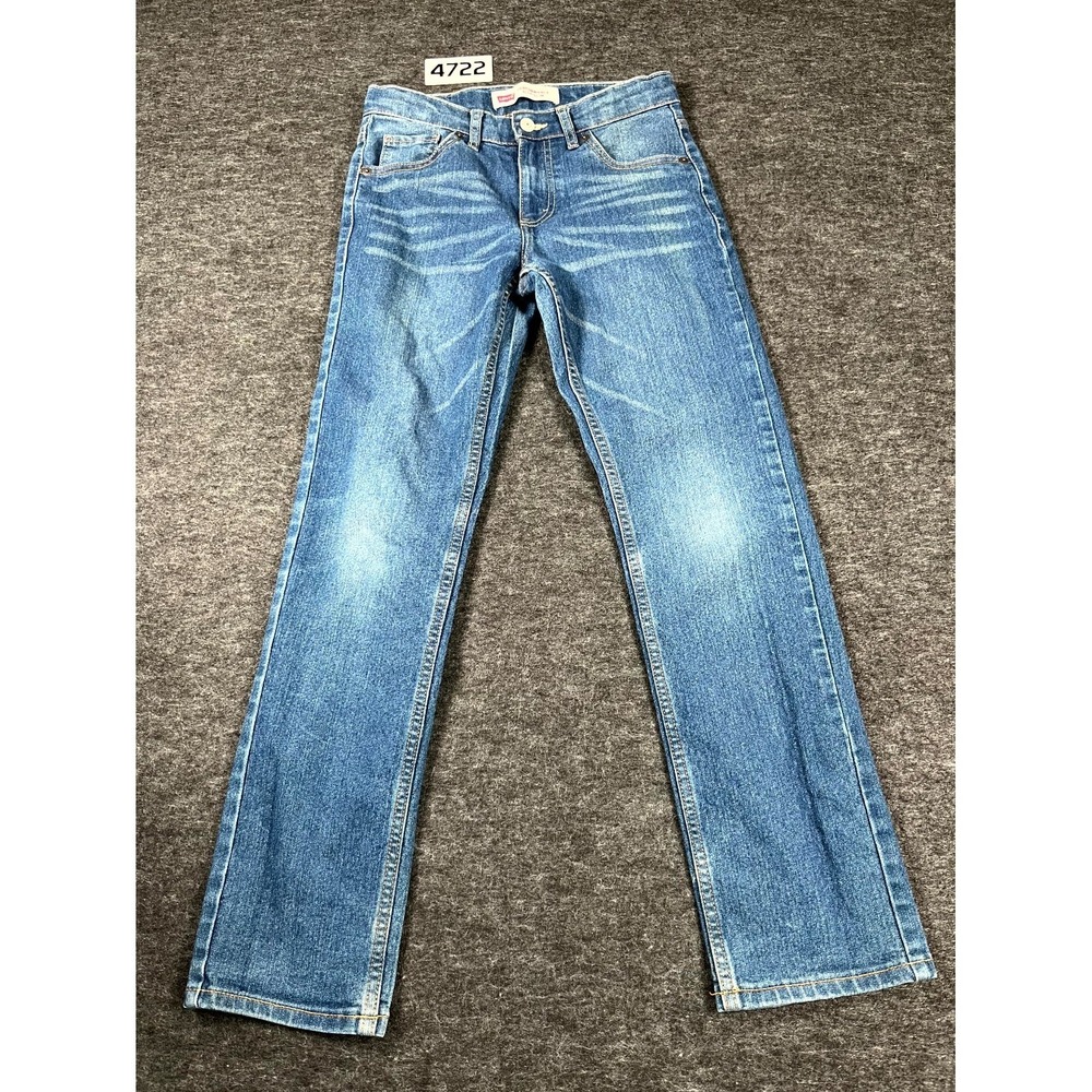Levi's 511 Performance Slim Jeans Women 14 Blue Denim Cotton Stretch Medium Wash